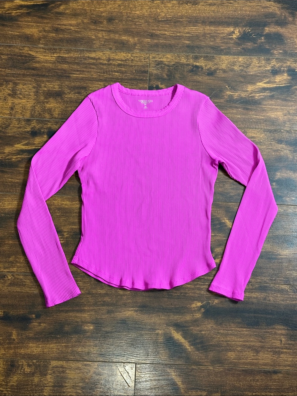 Year of Ours Ribbed Long Sleeve Magenta Pink M 💖